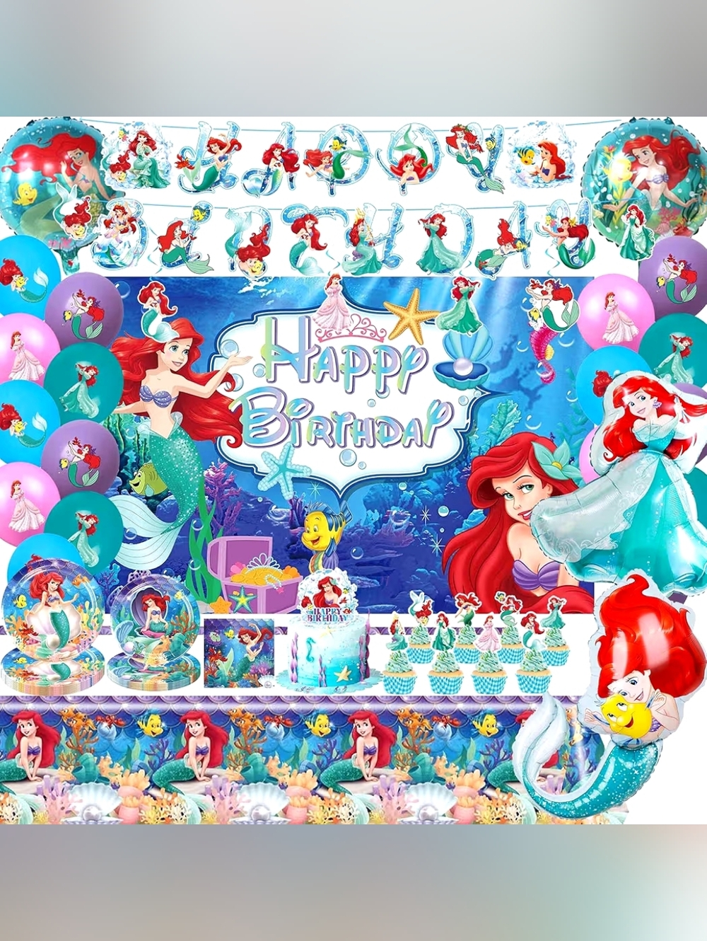 Disney The Little Mermaid Party In Box!